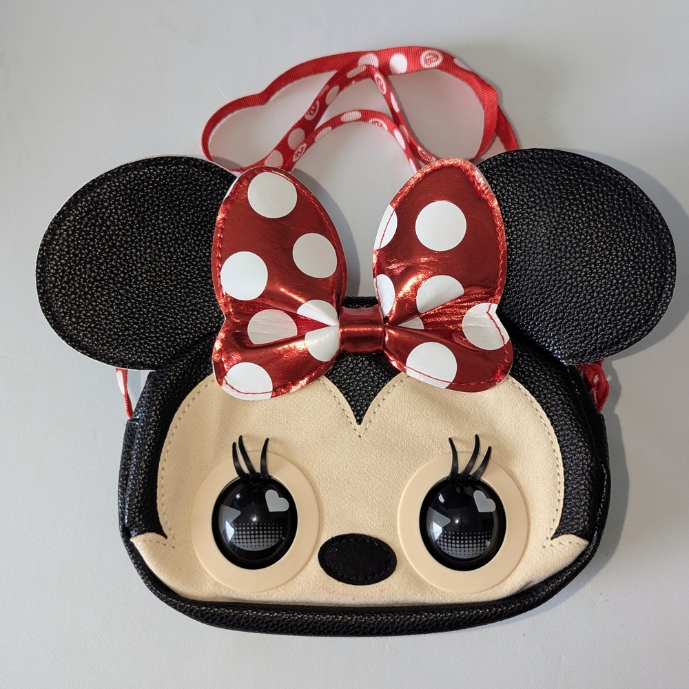 Minnie Mouse Kids Bag - Black and Red